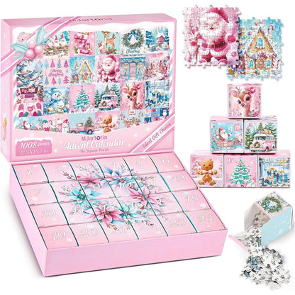 MJARTORIA Puzzle Adventskalender 2026 Erwachsene Kinder 1008