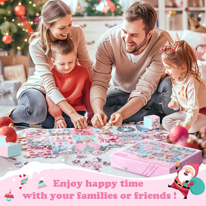 Adventskalender Puzzle Weihnachtselemente 24 Boxen Countdown
