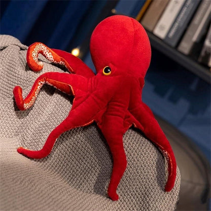 Oktopus Kuscheltier 75 cm Rot – Weiches Plüschtier & Kissen