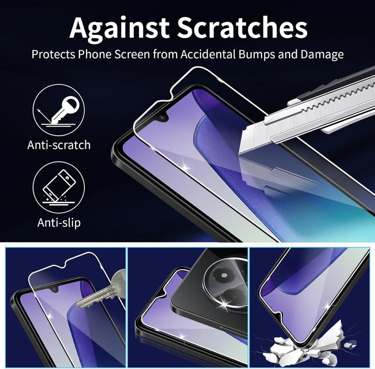 Wayneer Panzerglas Schutzfolie Xiaomi Mi Redmi 14C 9H Härte