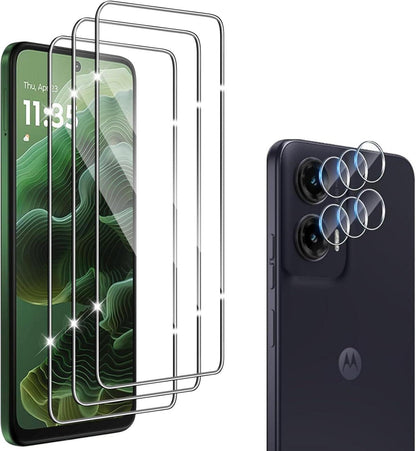 Schutzfolie Motorola Moto G35 Panzerglas 3 Stk. Anti-Kratz 9H HD