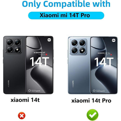 QULLOO Panzerglas Xiaomi 14T Pro, 2 Stk. Schutzfolie