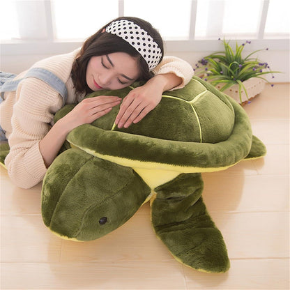 Große Plüsch Schildkröte 25cm - Weiches Kuscheltier für Kinder & Erwachsene