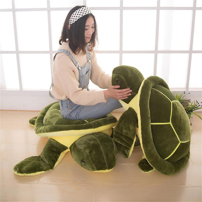 Große Plüsch Schildkröte 25cm - Weiches Kuscheltier für Kinder & Erwachsene