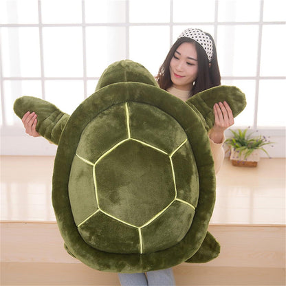 Große Plüsch Schildkröte 25cm - Weiches Kuscheltier für Kinder & Erwachsene
