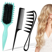 Lockenbürste Set Stielkämme Locken Definieren Entwirren