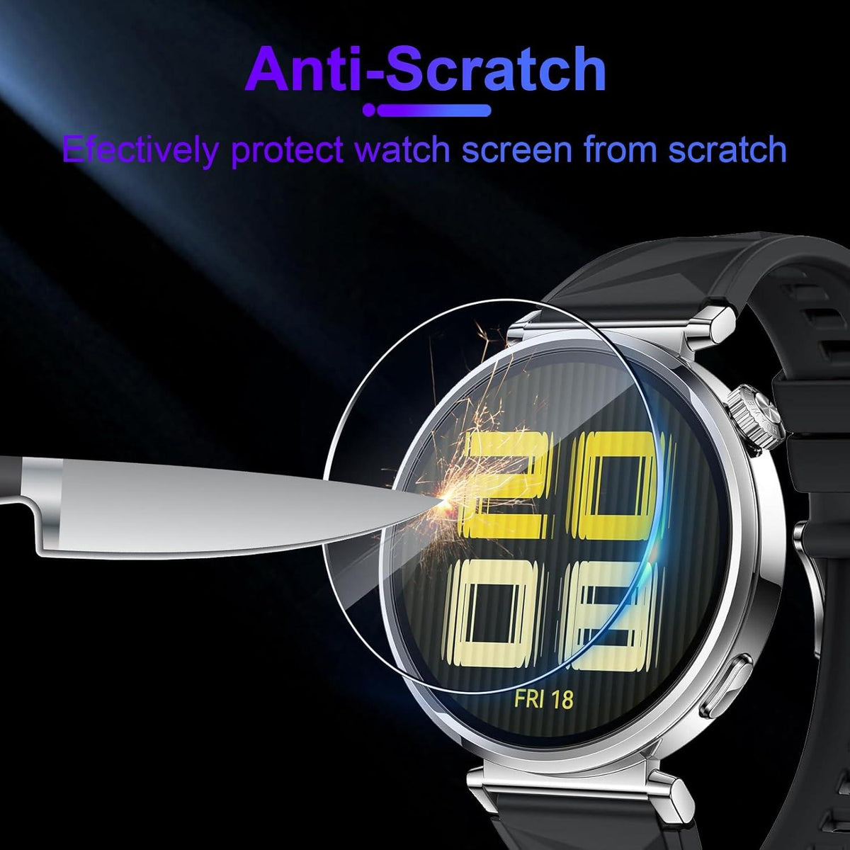Huawei Watch GT5 41MM Schutzfolie Panzerglas Displayfolie klar 3er Pack