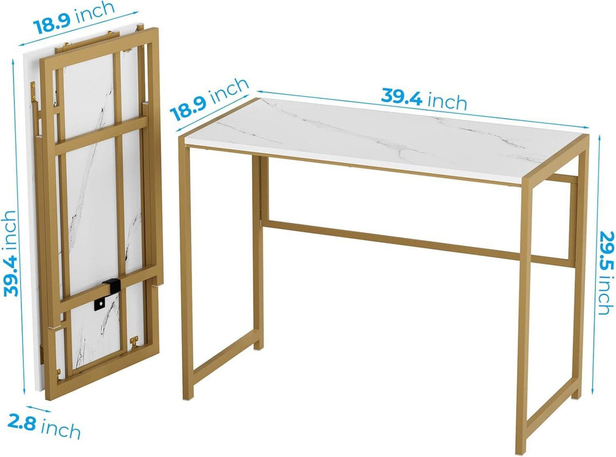 Klappbarer Schreibtisch 100x48 cm Keine Montage benötigt