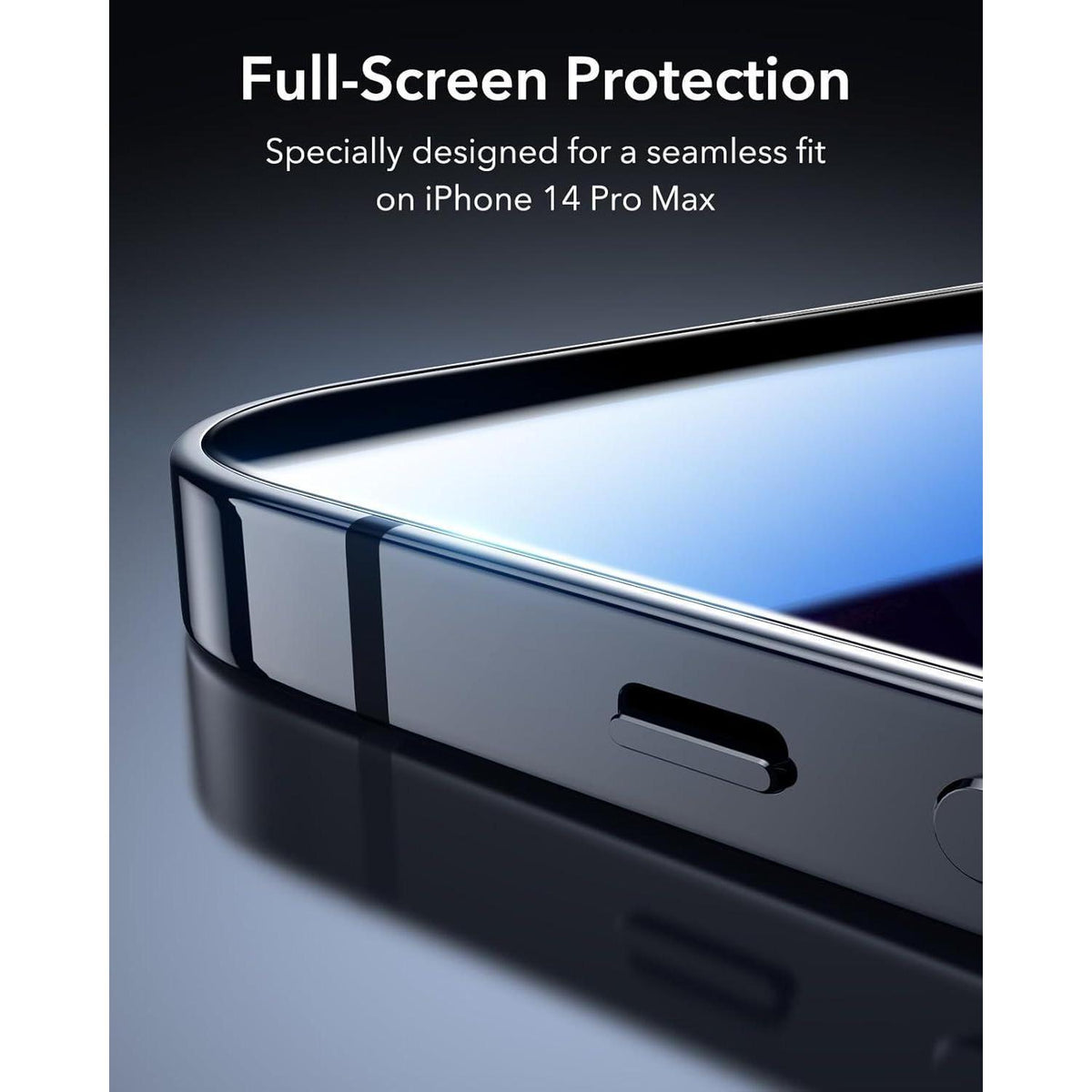 Displayschutzfolie iPhone 14 Pro Max Sichtschutz 3 Stück