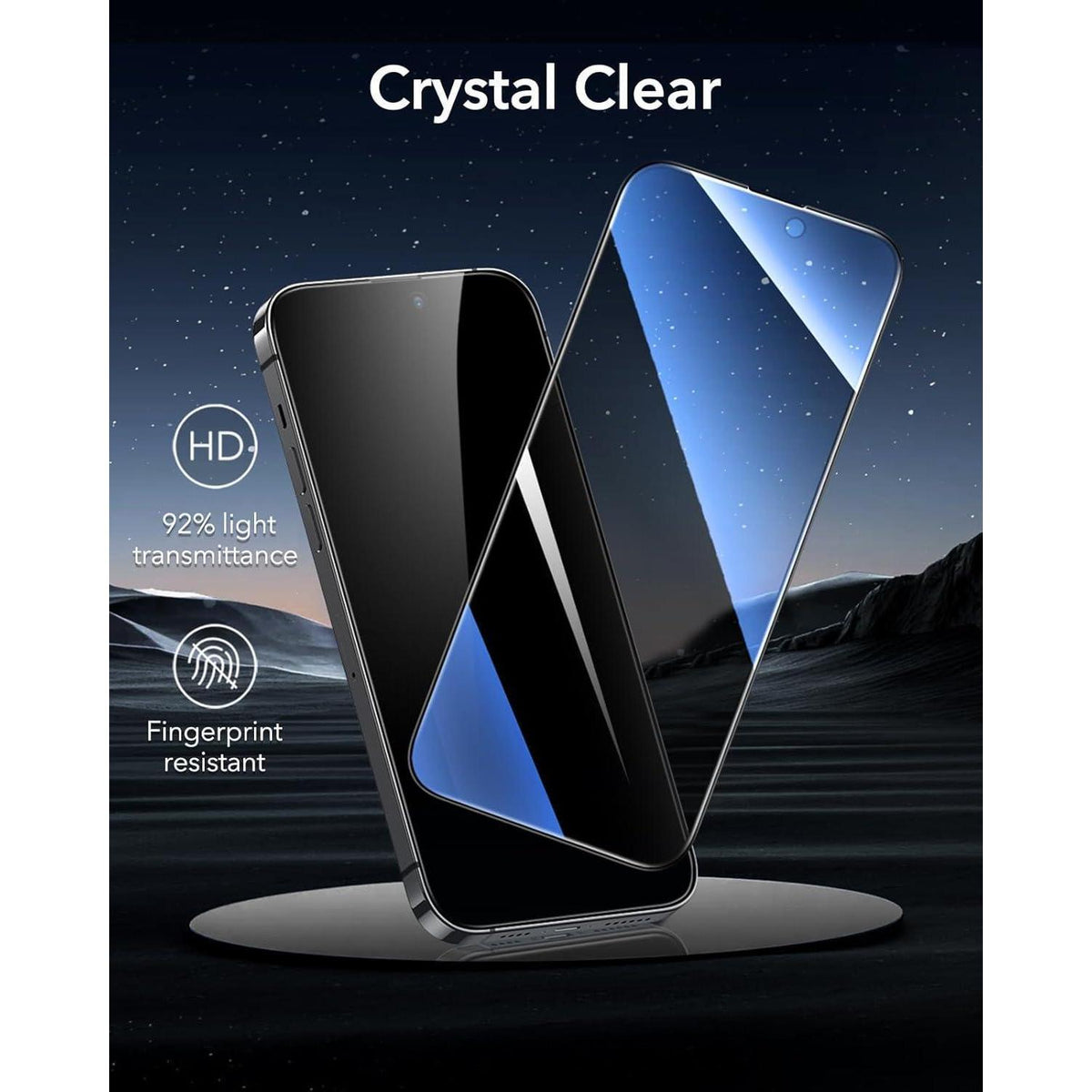 Displayschutzfolie iPhone 14 Pro Max Sichtschutz 3 Stück