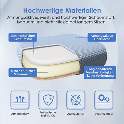 Ergonomischer Bürostuhl mit Lendenwirbelstütze, Testsieger