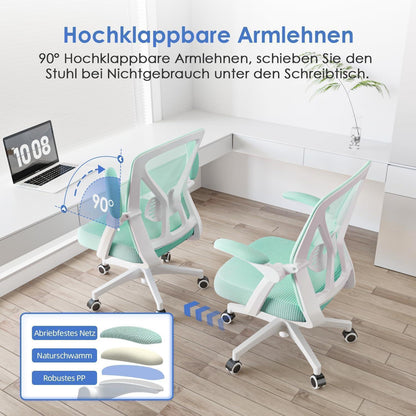 Ergonomischer Bürostuhl mit Lendenwirbelstütze