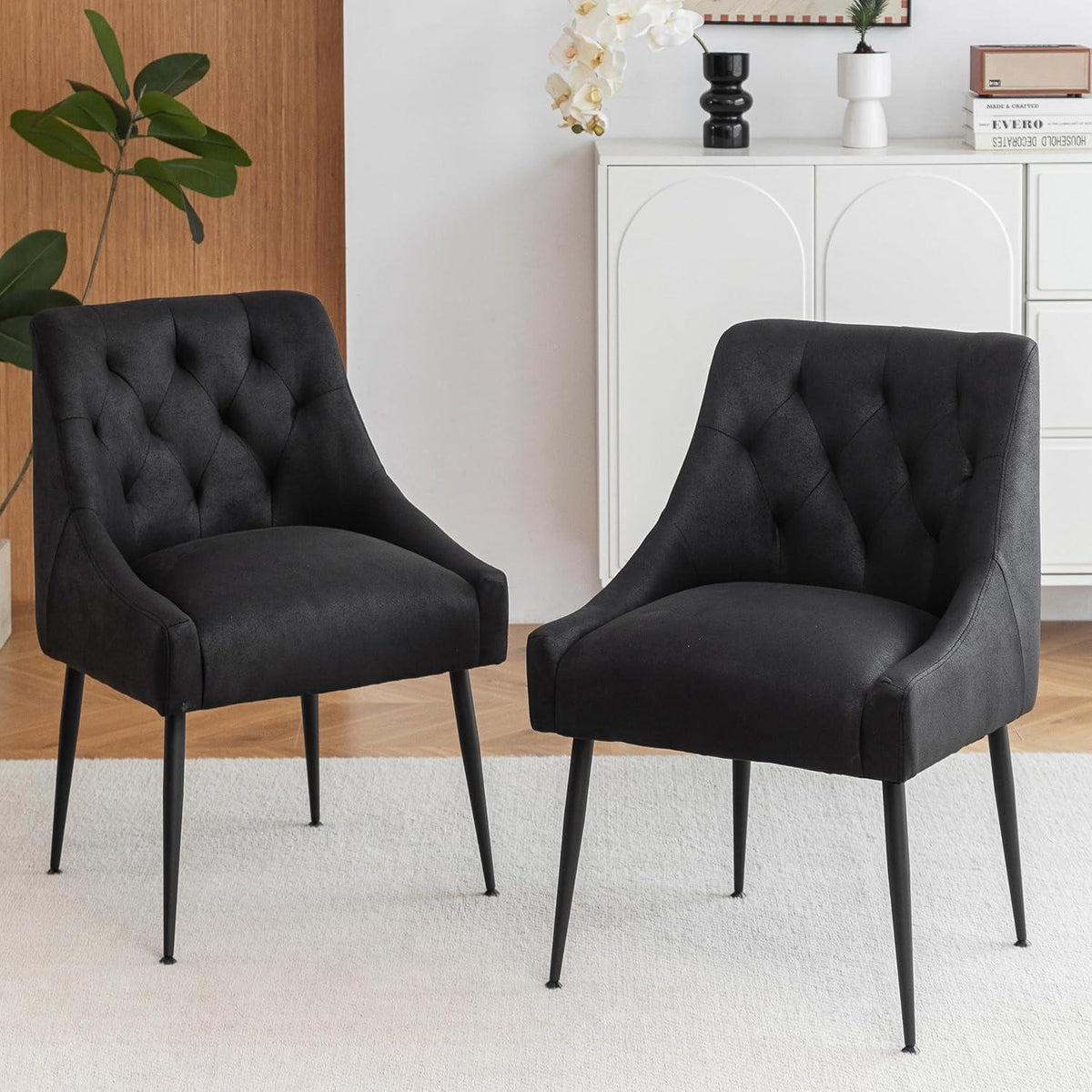 Esszimmerstühle 4er Set Schwarz – Modern & Komfortabel mit Hebel