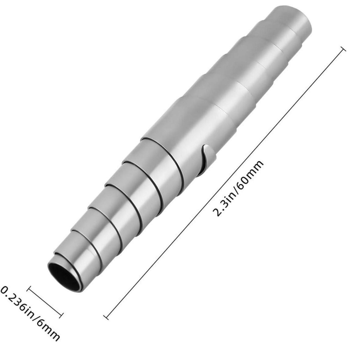 Ersatzfedern für Gartenscheren, 6er Set Edelstahl, 60mm