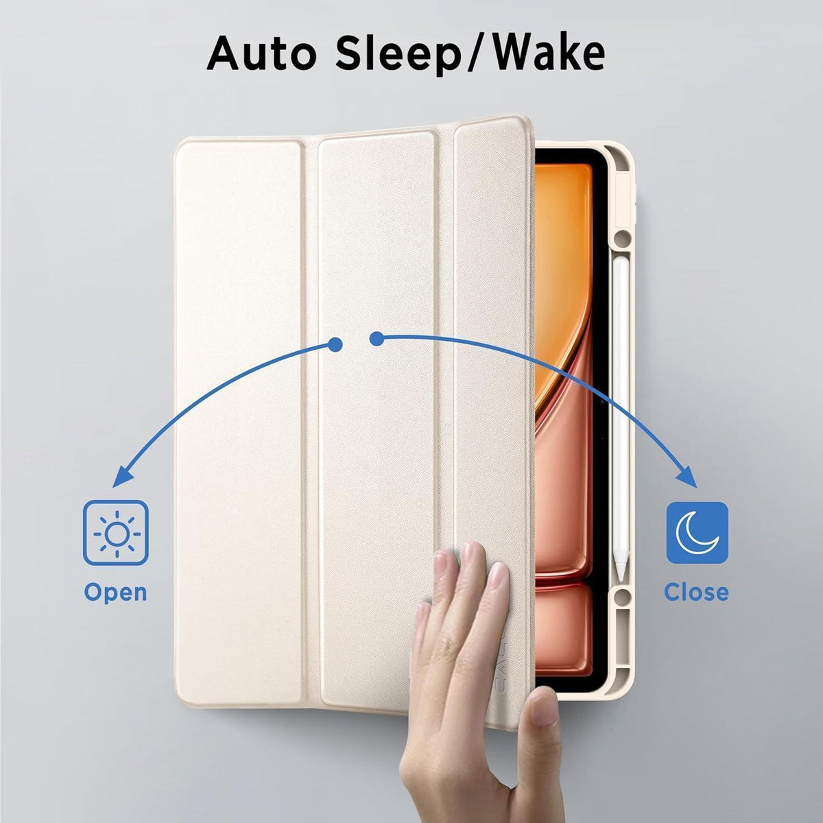 iPad Air 13" Hülle mit Stifthalter & Aufwachfunktion