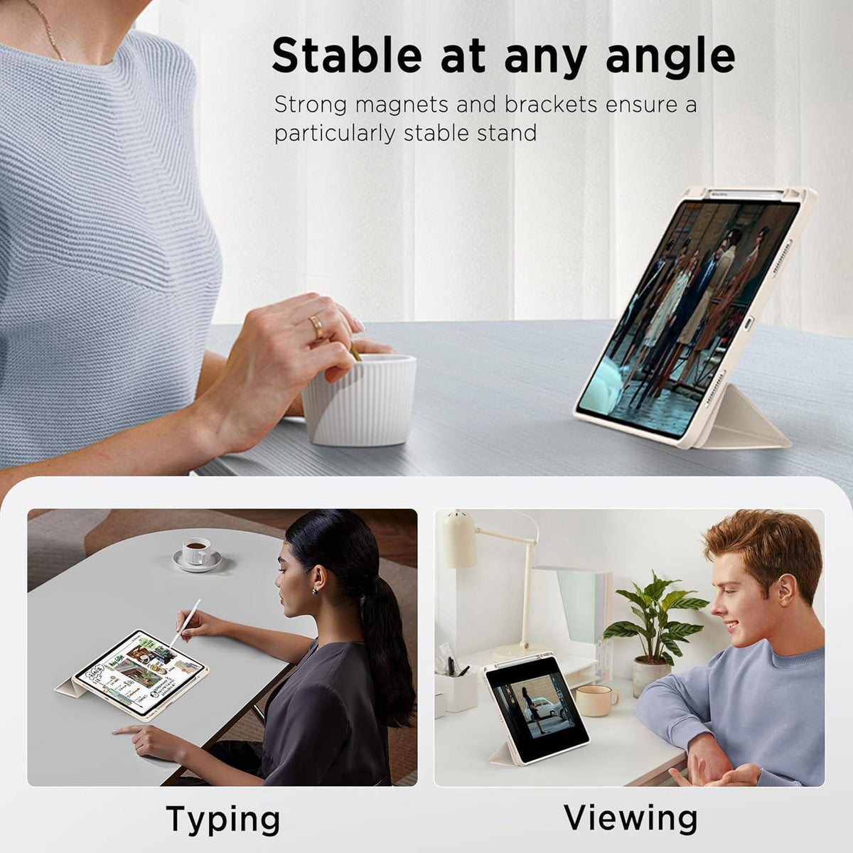 iPad Air 13" Hülle mit Stifthalter & Aufwachfunktion