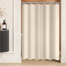 Duschvorhang 90x90 cm Beige Polyester Wasserabweisend