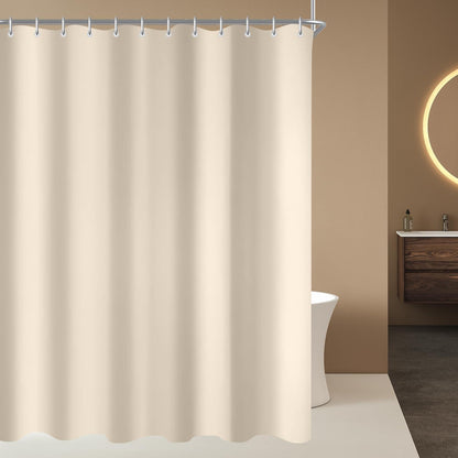 Duschvorhang 90x90 cm Beige Antischimmel Polyester