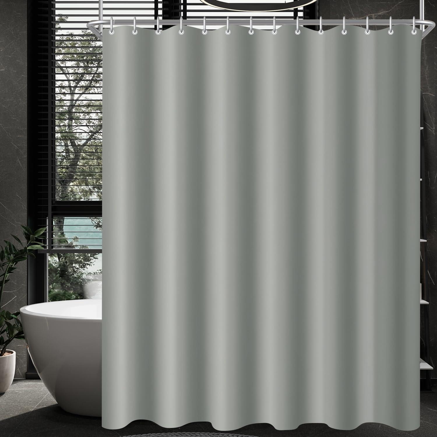 Duschvorhang Antischimmel Grau Polyester 120x200cm 1er Pack
