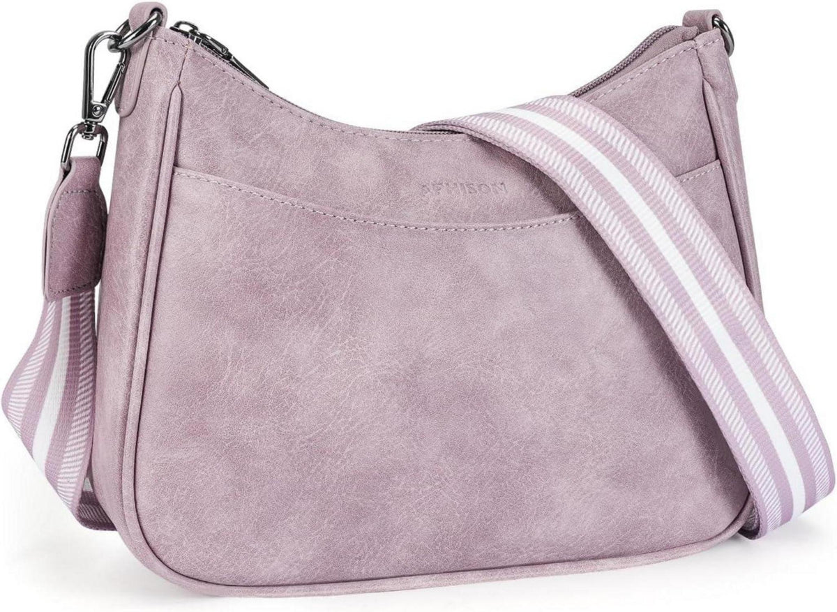 APHISON Crossbody Bag blau Damen veganem Leder Schultertasche