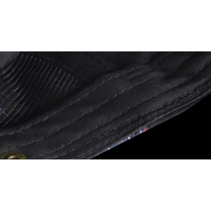 Patchwork Schiebermütze Herren | Vintage Barret Cap Weinrot-b