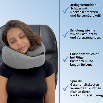 Reisekissen Flugzeug Memory Foam – Nackenkissen für Reisen & Auto
