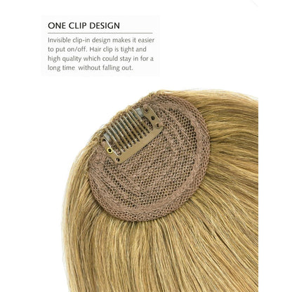 Clip-in Pony aus Echthaar – Strohblond (Französisch)