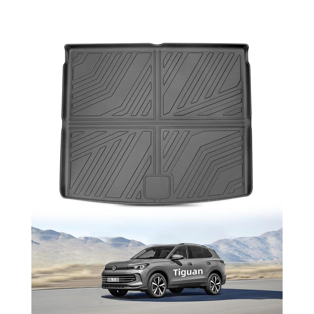 Kofferraummatte VW Tiguan 3 (2024-2026) TPE, rutschfest & wasserdicht