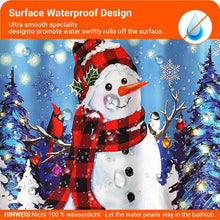 Duschvorhang Weihnachtsschneemann 180x200cm Antischimmel