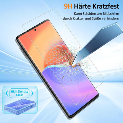 Agedate 2 Stück Schutzfolie + Kameraschutz für Google Pixel 6Panzerfolie 9H Klar Blasenfrei Displayschutzfolie Pixel 6