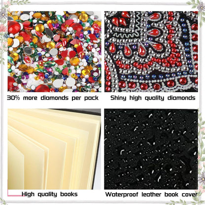 Diamant Painting Notizbuch A5 Blanko – Tagebuch & Skizzenbuch