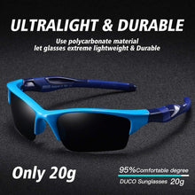 DUCO Kinder Sonnenbrille polarisiert für Jungen Mädchen Sport Baseball 4-7 Jahre