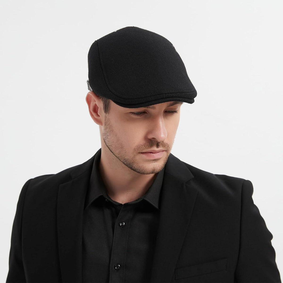 Herren Schiebermütze kariert – Flatcap für Herbst & Winter