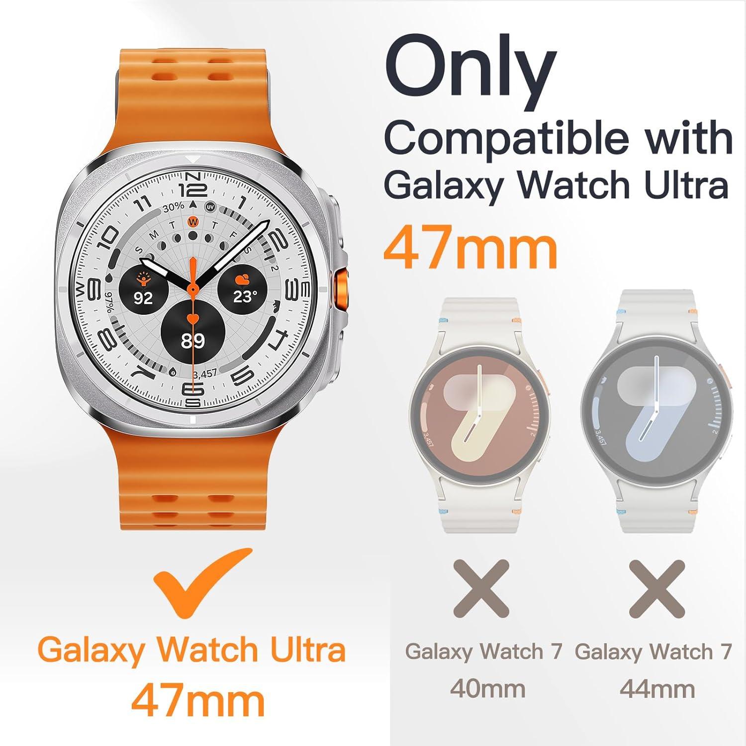 JETech Hülle Samsung Galaxy Watch Ultra 47mm Schutzfolie