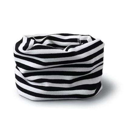 Baby Loop Schal Baumwolle – Weicher Kinder Halswärmer Schwarz