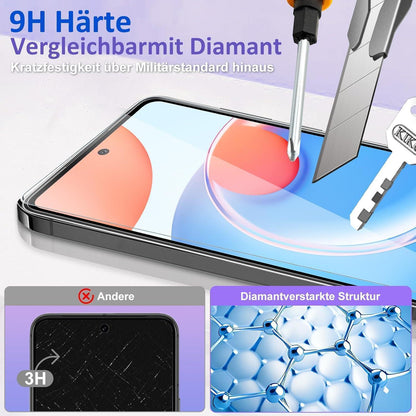 2 Stück Panzerglas Samsung Galaxy A51 Schutzfolie 9H Härte