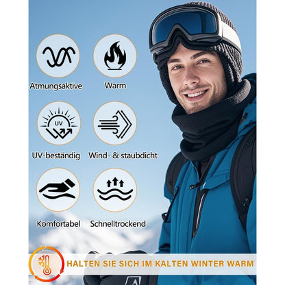 Winter Loop Schal: Multifunktionstuch für Damen & Herren