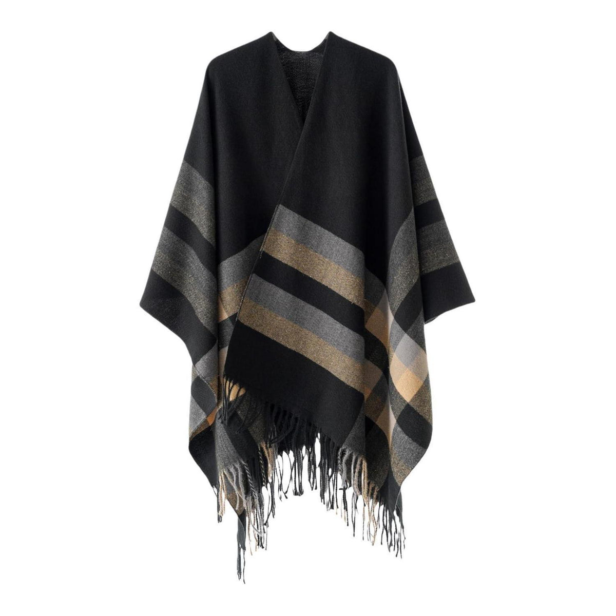 Poncho Damen – Weicher Schal-Umhang für Herbst & Winter