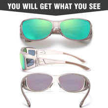 DUCO Polarisierte Sonnenbrille UV400 Schutz Wrap Around für
