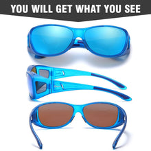 DUCO Polarisierte Sonnenbrille Überbrille UV400 Schutz
