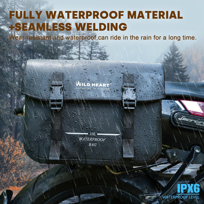 Wasserdichte Motorrad Satteltasche Retro 20L Tail Bag