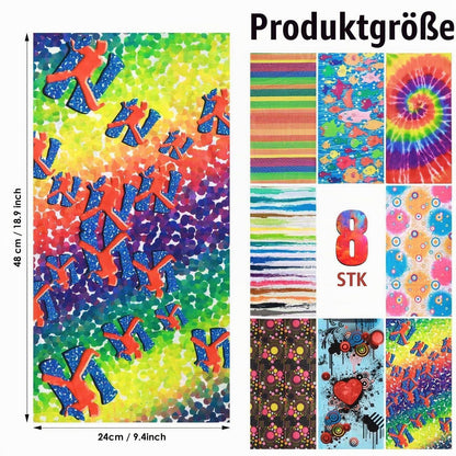 8x Multifunktionstuch Schal Headwear | Sport & Outdoor Aktivitäten