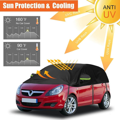 Halbautoabdeckung für Opel Corsa D & Renault Clio – UV-Schutz