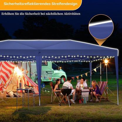 Pavillon 3x6 mit Seitenwänden – Wasserdicht & Stabil für Garten & Events