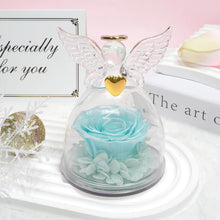 Sunia Ewige Rose Engel Glas Figur Weihnachtsgeschenk für
