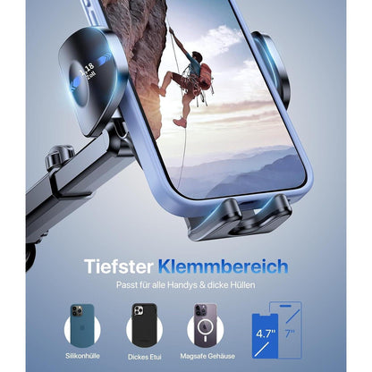 Handyhalterung Auto 360° Drehbar mit starkem Saugnapf