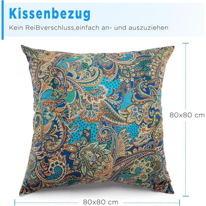 Bettwäsche-Set 135x200 Baumwolle Renforcé, Dunkelblau/Gold