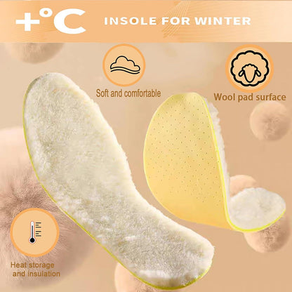 Warme Lammwolle Einlegesohlen für alle Winterschuhe