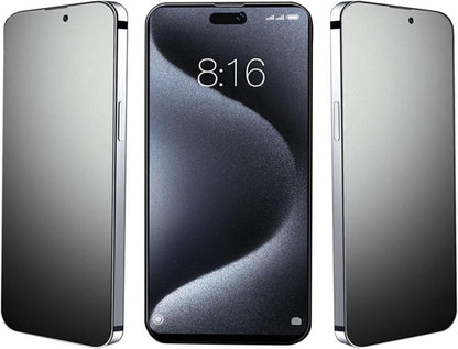 iPhone 16 Blickschutzfolie Matt 9H Displayschutz Anti-Spähen, 3er Pack
