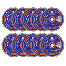 Kreissägeblatt 165mm 60T für Holz, Metall, Alu (10 Stück)